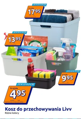 Kosz do przechowywania Livv 20x15x8cm promocja w Action