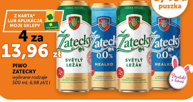 Piwo Světlý Ležák promocja w Euro Sklep