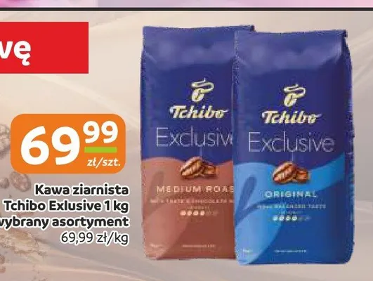 Kawa ziarnista Tchibo Exclusive Original promocja w Gama