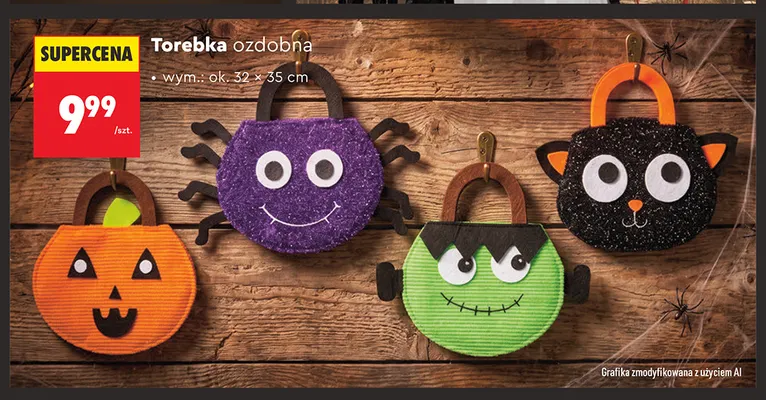 Torebka ozdobna 32x35 cm promocja w Biedronka