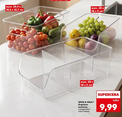 Organizer kuchenny Spice & Soul 28x18x9 cm promocja w Kaufland