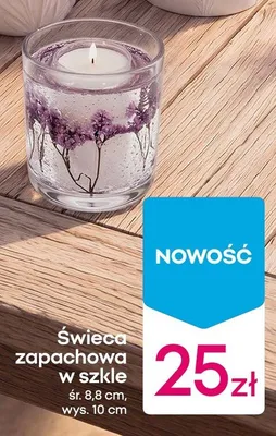 Świeca zapachowa w szkle promocja w Pepco