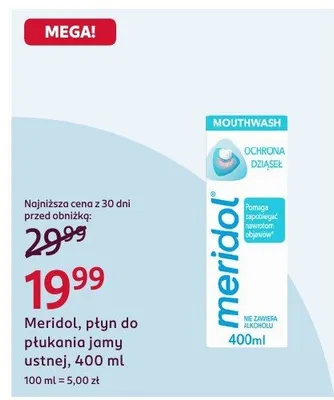 Płyn do płukania jamy ustnej promocja w Rossmann
