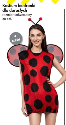 Kostium biedronki dla dorosłych promocja w Tedi