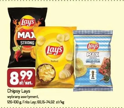 Chipsy Lay's Max Strong promocja w Avita