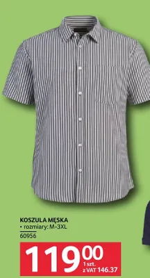 Koszula męska rozmiary M-3XL promocja w Selgros