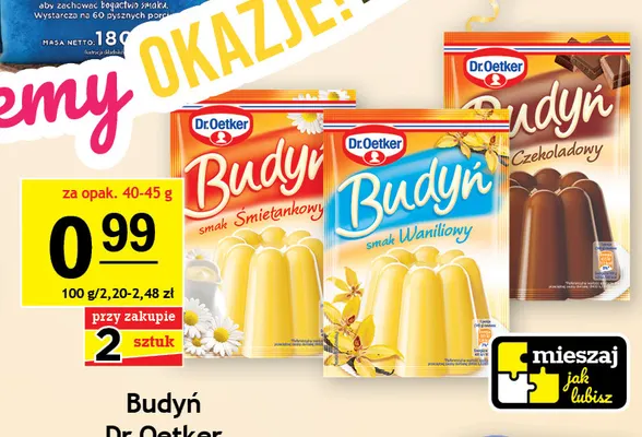 Budyń smak waniliowy Dr. Oetker promocja w Gram Market