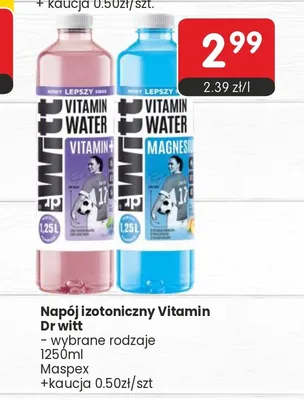 Napój izotoniczny Vitamin+ Dr Witt promocja w Market Point