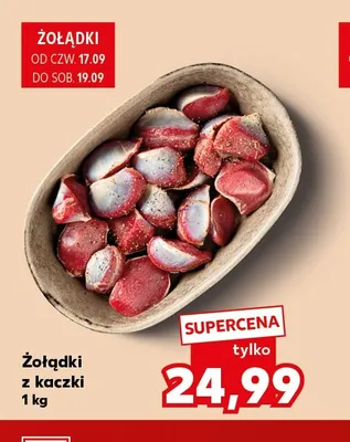 Żołądki z kaczki promocja w Kaufland