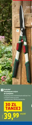 Teleskopowe nożyce do żywopłotu promocja w Lidl