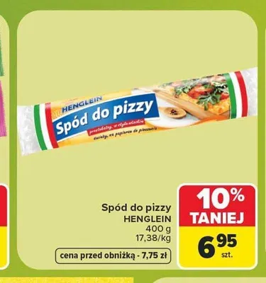 Spód do pizzy Henglein promocja w Carrefour Market