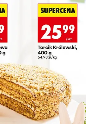 Torcik Królewski promocja w Biedronka
