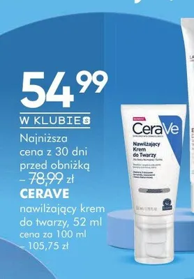 Krem nawilżający do twarzy CeraVe promocja w Super-Pharm