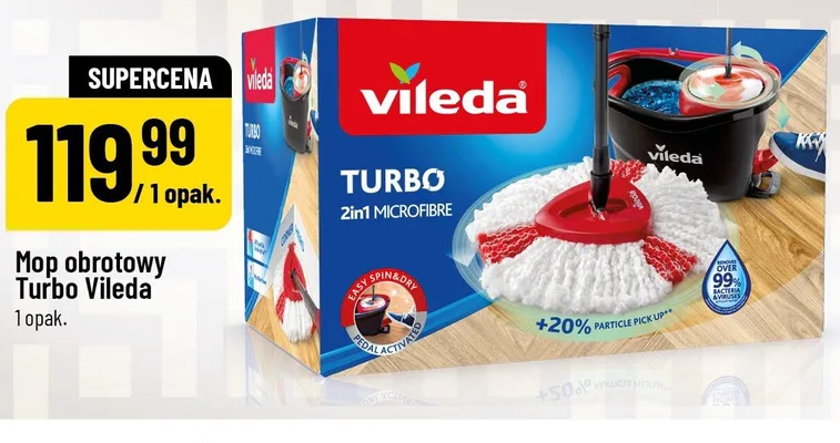 Mop obrotowy Turbo Vileda promocja w POLOmarket