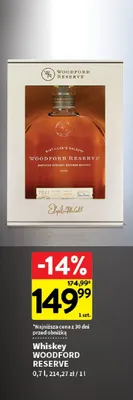 Whiskey Woodford Reserve promocja w Intermarche