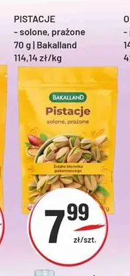 Pistacje solone prażone Bakalland promocja w Sedal