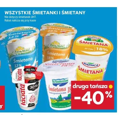 Śmietanka Łaciata 30% promocja w Stokrotka