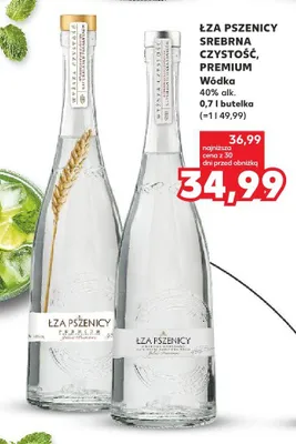 Wódka łza pszenicy srebrna czystość premium promocja w Kaufland