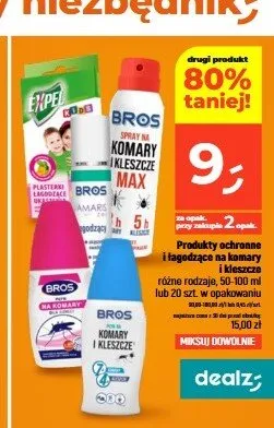 Spray na komary i kleszcze Bros Max promocja w Dealz