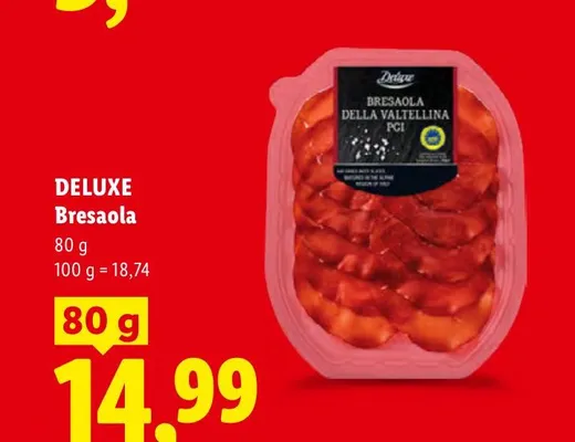 Bresaola Deluxe promocja w Lidl