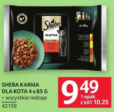 Karma dla kota Sheba Selection promocja w Selgros