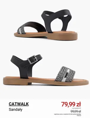 Sandały damskie Catwalk promocja w Deichmann