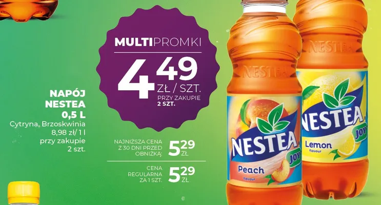 Napój Nestea Cytryna promocja w Duży Ben