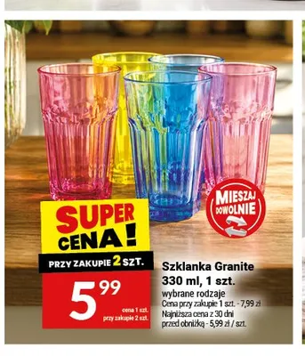 Szklanka Granite 330 ml promocja w Twój Market
