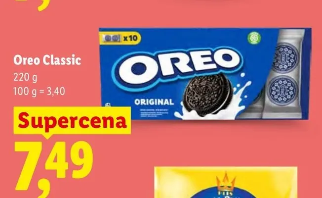 Ciastka Oreo Classic promocja w Lidl