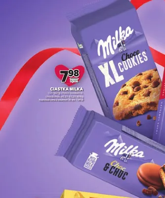 Ciastka Milka XL Choco Cookies promocja w Stokrotka