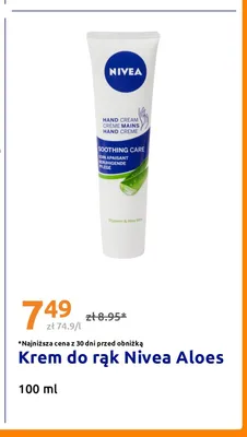 Krem do rąk Nivea Aloes promocja w Action