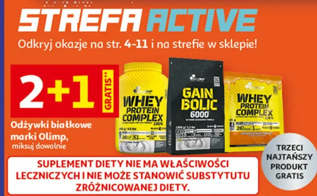 Odżywki białkowe mixuj dowolnie promocja w Auchan