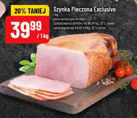 Szynka Pieczona Exclusive promocja w POLOmarket