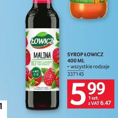 Syrop Łowicz promocja w Selgros
