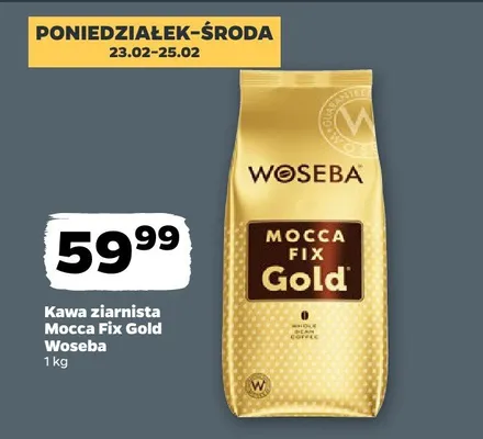 Kawa ziarnista Mocca Fix Gold promocja w Netto