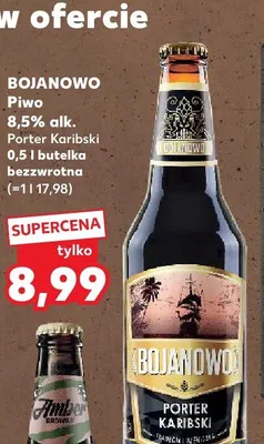 Piwo Porter Karibski  promocja w Kaufland