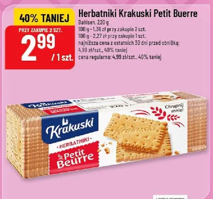 Herbatniki Petit Beurre promocja w POLOmarket
