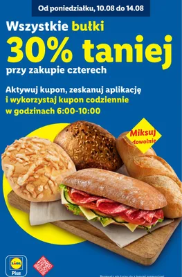 Bułki promocja w Lidl