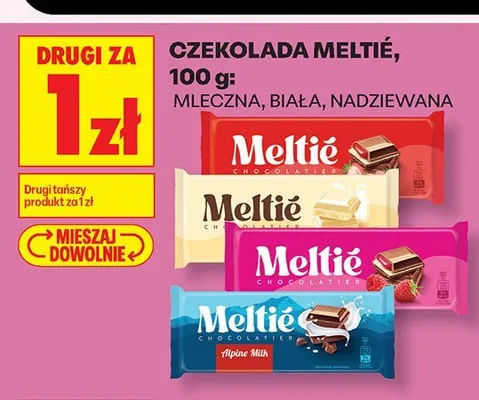 Czekolada Meltié Alpine Milk promocja w Biedronka
