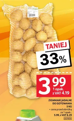 Ziemniaki jadalne do gotowania promocja w Selgros