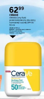 Fluid przeciwsłoneczny niewidoczny CeraVe SPF 50 promocja w Ziko Dermo