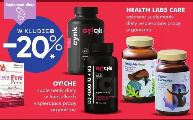 Wybrane suplementy diety wspierające pracę organizmu promocja w Super-Pharm