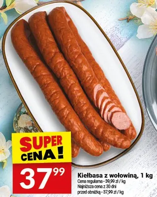 Kiełbasa z wołowina promocja w Twój Market