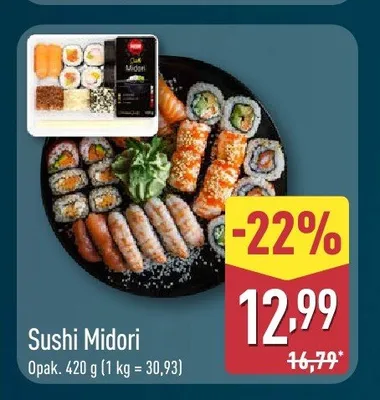 Sushi Midori promocja w Aldi