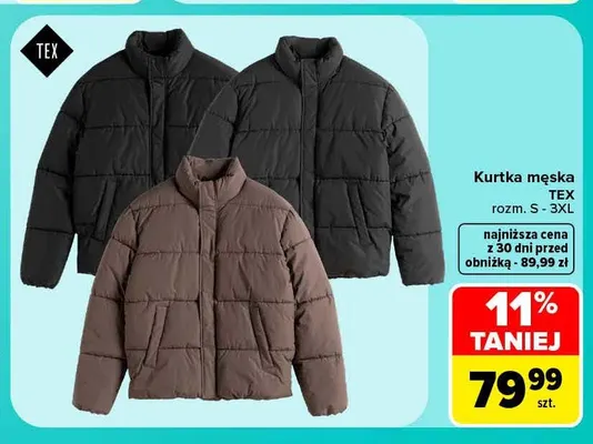 Kurtka męska TEX promocja w Carrefour
