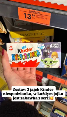 Zestaw 3x Jajko Niespodzianka 3x20g promocja w Biedronka