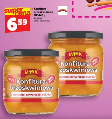 Konfitura brzoskwiniowa MK promocja w TOPAZ