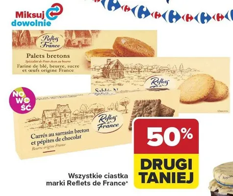 Wszystkie ciastka marki Reflets de France promocja w Carrefour Market