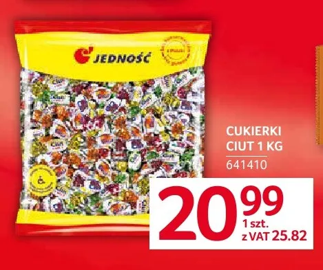 Cukierki Ciut Jedność promocja w Selgros