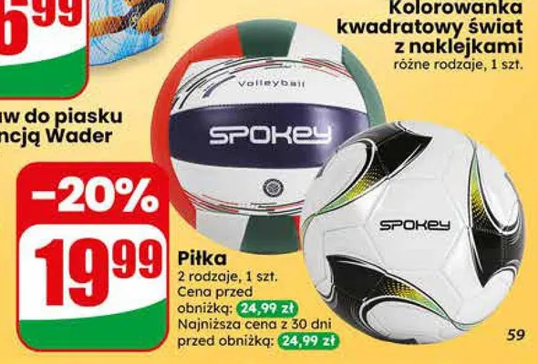 Piłka Spokey promocja w Dino